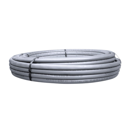 Tubo Multistrato Rivestito Grigio Ape Multylayer Pe-Xb/Al/Pe-Xb - Ø16X2 Pe-Xb/Al/Pe-Xb - Spessore Isolamento 6Mm - 50 Metri- Ape
