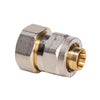 Raccordo Diritto Femmina A Stringere Tre Pezzi Per Tubo Multistrato Modello 702L - 1/2 Ø16 - Ape