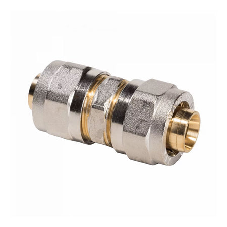 Raccordo Diritto Intermedio A Stringere Tre Pezzi Per Tubo Multistrato Modello 703L - Ø20 - Ape