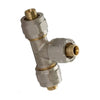 Raccordo A T Intermedio A Stringere Tre Pezzi Per Tubo Multistrato Modello 731L - Ø26-26-26 - Ape