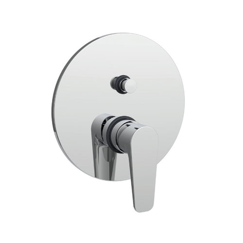 Rubinetto Miscelatore Monocomando Incasso Doccia A 2 Uscite Cromato Serie Orange - 1/2 - Paf