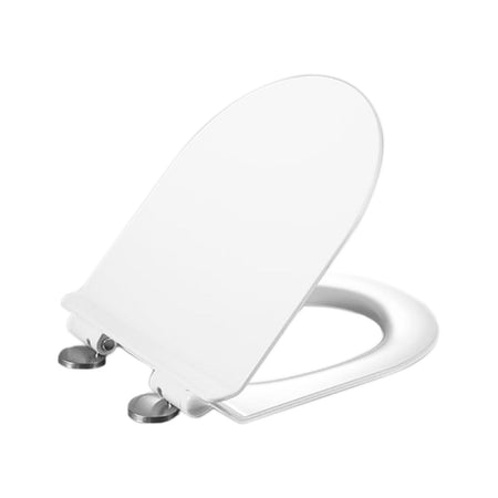 Copriwater Termoindurente Con Sistema Soft Close Serie Nubes - Bianco - Chiusura Rallentata - Bar