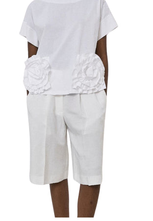 MEIMEIJ Bermuda Donna con pinces da donna