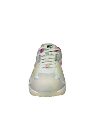 D.A.T.E. Scarpe Donna DATE Sneakers SN23 Net White- Fuxia da donna