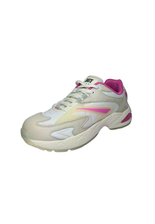 D.A.T.E. Scarpe Donna DATE Sneakers SN23 Net White- Fuxia da donna