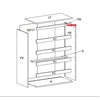 R Traverso Pb X Kit Cassettiera 5C Nova 77X40X107 Bianca- 1,0 Pz