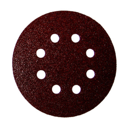 Disco Abrasivo Velcro 8 Fori D 125 Mm Grana 120- 100,0 Pz