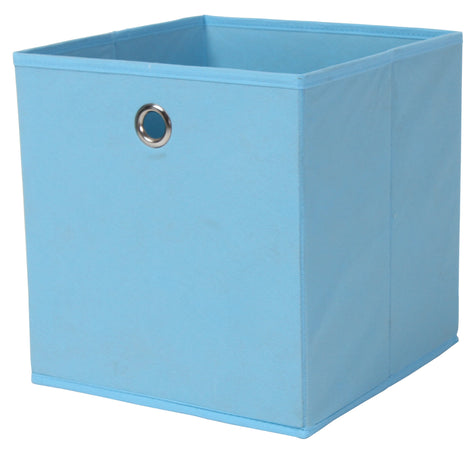 Portaoggetti Cubo 27X27Xh28 Cm Azzurro- 1,0 Pz