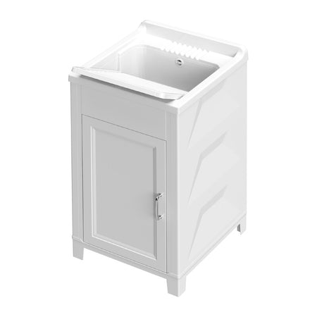 Kit Lavatoio Resina Antiacido 45X50 Cm Bianco- 1,0 Pz