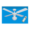 Ventilatore A Soffitto C/Telec+Luce D 105 Bianco- 1,0 Pz