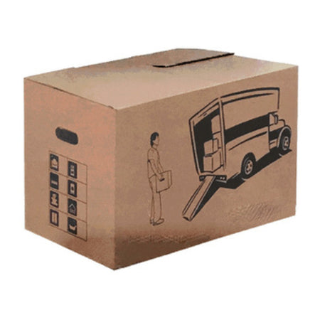 Scatola Cartone Avana Xl Cm.59X37X33H- Grimaldi- 10,0 Pz