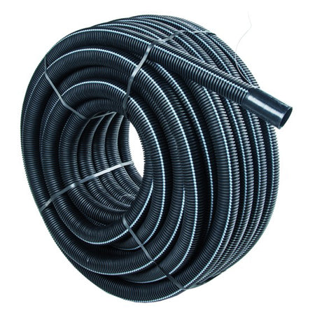 Tubo Corrugato Doppia Parete In Polietilene - Ø90 - 50 Metri