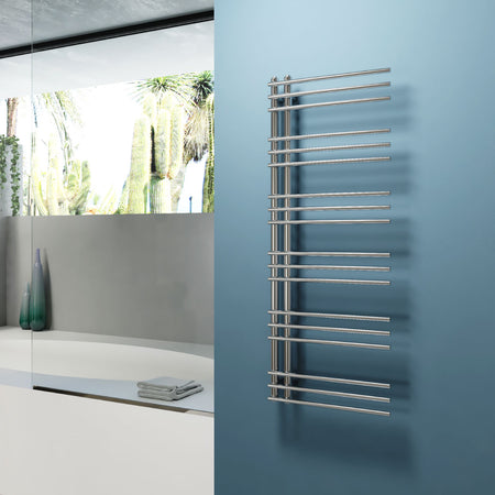 Radiatore Termoarredo Di Design Cromo Modello Arpa - Mm 1600X500 - Watt 429 - Delta T50. 1464 - 27 Tubi - Mam