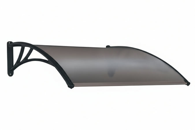 Pensilina In Policarbonato Alveolare Fume'- - Cm.160X120X28H. - Vette