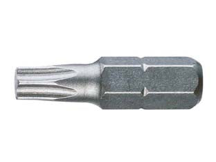 Inserti Testa Torx Per Avvitatori Mm.25- - Mm.25 Torx Tx 30 - 10 Pezzi Excel