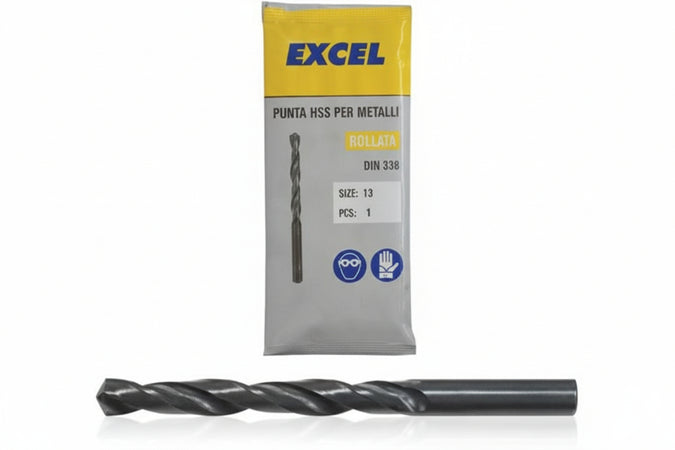 Punte Hss Rullate Per Ferro- - Ø Mm.5,5 - 10 Pezzi Excel