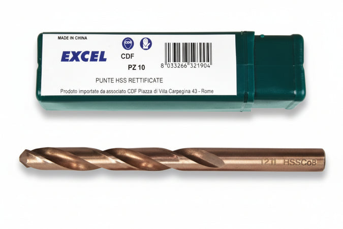Punte Hss Rettificate Cobalto- - Ø Mm.12 - 5 Pezzi Excel