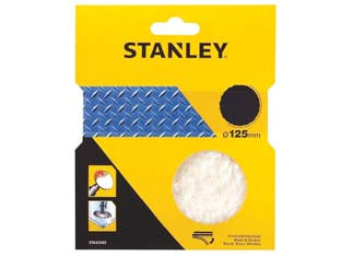 Cuffia In Lana D'Agnello Con Velcro Per Levigatrice Rotorbitale- - Ø Mm.125 (Sta32202) - 5 Blister Stanley