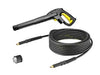 Kit Tubo + Pistola Per Idropulitrice- -Tubo 12 Mt + Pistola Quick Connect - Karcher