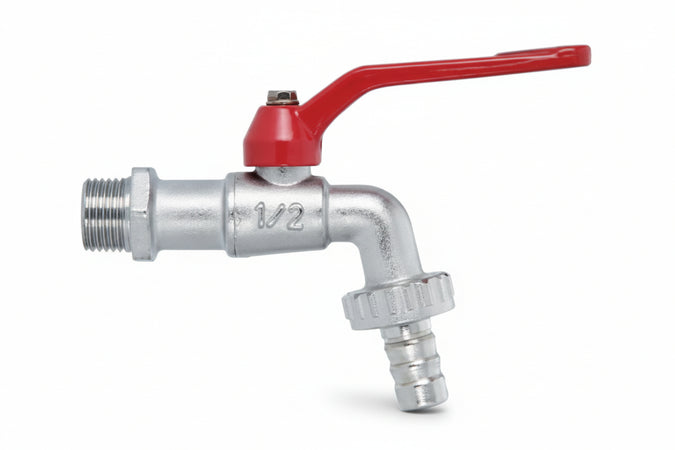 Rubinetto A Sfera Con Maniglia A Leva- - M 1 Con Portagomma F 11/4 - 4 Pezzi Aglaia