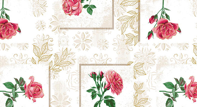 Tovagliato In Pvc Fantastik 1260-1 Rotolo Cm.140 (H) X 20 Mt (L)