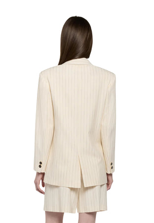 Simona Corsellini BLAZER Donna SIMONA CORSELLINI gessato nero da donna