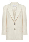 Simona Corsellini BLAZER Donna SIMONA CORSELLINI gessato nero da donna