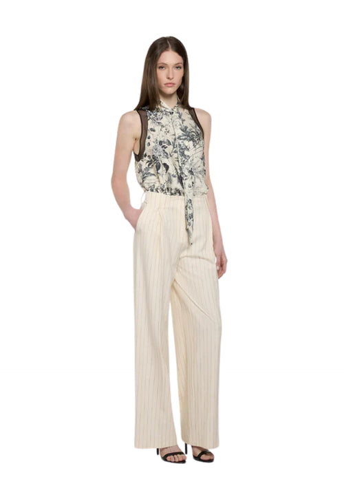 Simona Corsellini Pantalone Donna SIMONA CORSELLINI gessato da donna