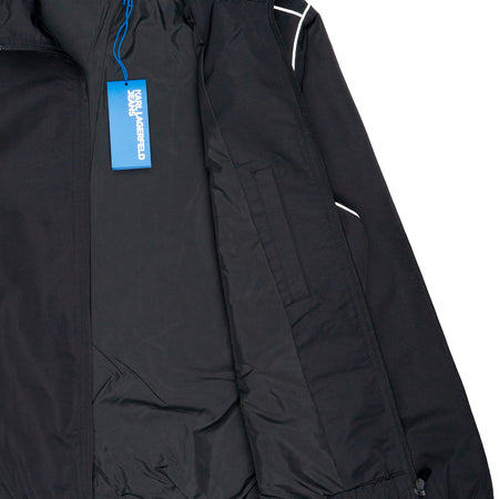 KARL LAGERFELD Jacket Uomo Karl Lagerfeld Zip Up Piping Black da uomo