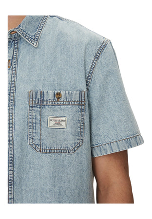 GUESS JEANS Camicia di Jeans Uomo Guess Jeans Regular Fit da uomo