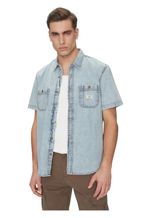 GUESS JEANS Camicia di Jeans Uomo Guess Jeans Regular Fit da uomo