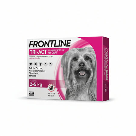 Frontline Tri-Act Spot-On Per Cani Xs- - In Confezione Da 6 Pipette - Frontline