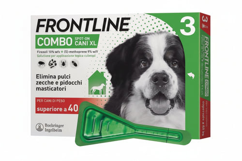 Frontline Combo Per Cani Extra Large- - In Confezione Da 3 Pipette - Frontline