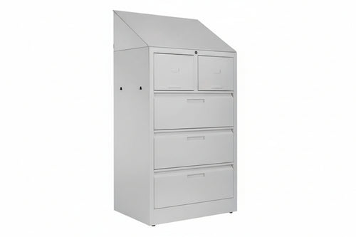 Tetto Inclinato Per Armadio Sporco/Pulito- - Cm.36X50 - Prometal