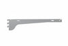 Mensola 3 Ganci Passo 25 3A Verniciata Grigio Ral 7035- - Mm.400 Portata Kg.90 A Coppia -