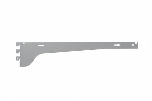 Mensola 3 Ganci Passo 25 3A Verniciata Grigio Ral 7035- - Mm.400 Portata Kg.90 A Coppia -