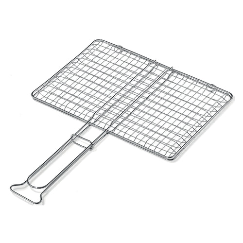 Graticola Doppia In Acciaio Cm 27 X 37 - Ompagrill
