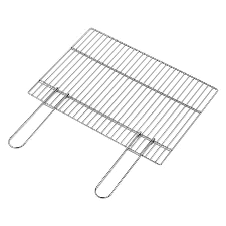Graticola Manici Richiudibili In Acciaio Cm 57 X 40 - Ompagrill