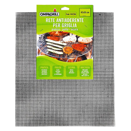 Rete Antiaderente Per Grigliare Cm 42X36 - Ompagrill
