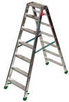 Facal Scala Doppia In Alluminio Dupla 8 Gradini + Pianetto
