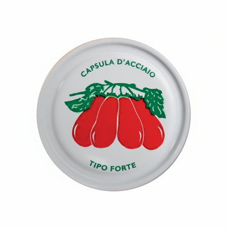 Tappo Per Vaso Twist-Off Con Pomodoro- - Ø Mm.53 - 200 Pezzi