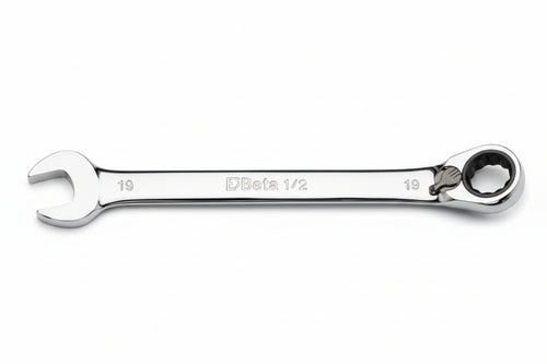 Chiavi Combinate A Cricchetto Cromate Art.142- - Mm.6X6 - 1 Pezzi Beta