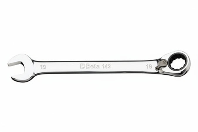 Chiavi Combinate A Cricchetto Cromate Art.142- - Mm.7X7 - 1 Pezzi Beta