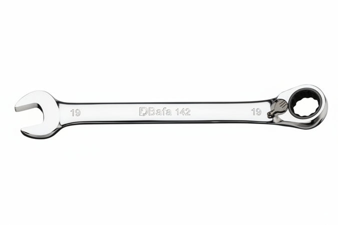Chiavi Combinate A Cricchetto Cromate Art.142- - Mm.13X13 - 1 Pezzi Beta