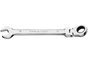 Chiavi Combinate A Cricchetto Cromate Art.142Sn- - Mm.19X19 - 1 Pezzi Beta