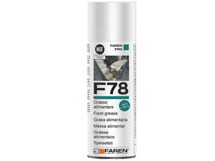 Grasso Spray Alimentare F78- - Ml.400 - 12 Pezzi Faren