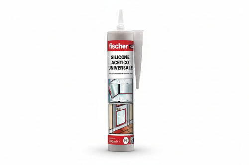 Silicone Sam M Acetico Antimuffa- - Ml.280 Trasparente - 25 Pezzi Fischer