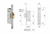 Serratura Da Infilare Per Montanti Solo Rullo 44238- - Mm.15 (44238150) - 1 Pezzi Cisa