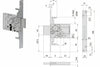 Serratura Triplice Da Infilare A Cilindro 56016- - Mm.60 (56016600) - 1 Pezzi Cisa
