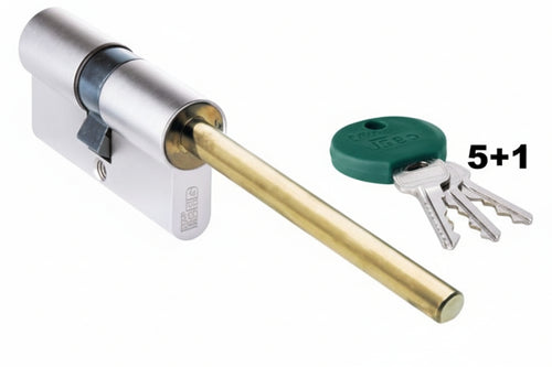 Cilindro Europeo Doppio Profilo R700 Per Pomolo 82R76- - Mm.100 Decentrato (30+70) (82R76D0709C.H526) - 1 Pezzi Iseo